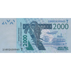 (025) ** PNew (PN816Ty) West African States (Togo) - 2000 Francs (2025)